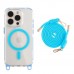 Чохол TPU+PC LanyardCase with MagSafe для iPhone 15 Pro