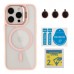 Чохол TPU+PC+Metal Stand Case with MagSafe and Camera Lenses для iPhone 16 Pro Чохол TPU+PC+Metal Stand Case with MagSafe and Camera Lenses для iPhone 16 Pro