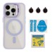 Чохол TPU+PC+Metal Stand Case with MagSafe and Camera Lenses для iPhone 16 Pro Чохол TPU+PC+Metal Stand Case with MagSafe and Camera Lenses для iPhone 16 Pro