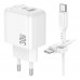 Мережевий Зарядний Пристрій Borofone BAS45A 1USB-C/1USB PD/QC 30W+Type-C to Type-C Мережевий Зарядний Пристрій Borofone BAS45A 1USB-C/1USB PD/QC 30W+Type-C to Type-C