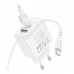 Мережевий Зарядний Пристрій Borofone BAS45A 1USB-C/1USB PD/QC 30W+Type-C to Type-C Мережевий Зарядний Пристрій Borofone BAS45A 1USB-C/1USB PD/QC 30W+Type-C to Type-C