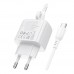 Мережевий Зарядний Пристрій Borofone BAS45A 1USB-C/1USB PD/QC 30W+Type-C to Type-C Мережевий Зарядний Пристрій Borofone BAS45A 1USB-C/1USB PD/QC 30W+Type-C to Type-C