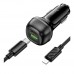 Автомобільний Зарядний Пристрій Hoco Z58A 1USB/1USB-C QC/PD48W+Type-C to Lightning Автомобільний Зарядний Пристрій Hoco Z58A 1USB/1USB-C QC/PD48W+Type-C to Lightning