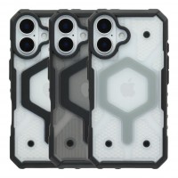 Чохол TPU+PC ArmorHex Magnetic Case для iPhone 16 Чохол TPU+PC ArmorHex Magnetic Case для iPhone 16