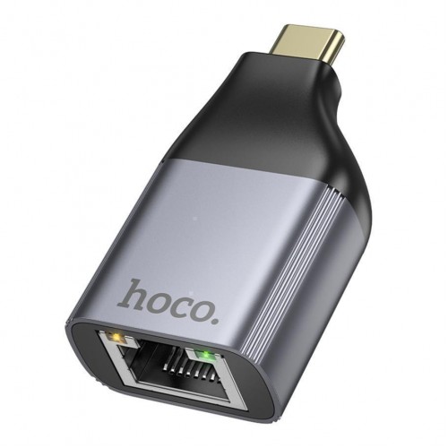 Перехідник Hoco UA35 Type-C to RJ45 10/100Mbps