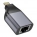 Перехідник Hoco UA35 Type-C to RJ45 10/100Mbps