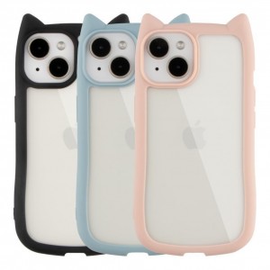 Чохол TPU+PC Cat Ears Case для iPhone 13/14