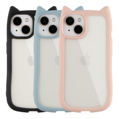Чохол TPU+PC Cat Ears Case для iPhone 13/14
