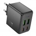 Мережевий Зарядний Пристрій Hoco CS19A 2USB-C/2USB PD/QC 65W