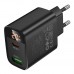 Мережевий Зарядний Пристрій Borofone BA96A 1USB-C/1USB PD/QC 20W Led Display