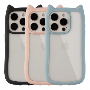 Чохол TPU+PC Cat Ears Case для iPhone 15 Pro Max