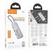 Хаб USB Hoco HB51 Type-C 6-in-1 (HDTV+RJ45-100Mbps+PD+USB3.0*3)