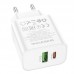 Мережевий Зарядний Пристрій Borofone BA88A 1USB-C/1USB PD/QC 20W Мережевий Зарядний Пристрій Borofone BA88A 1USB-C/1USB PD/QC 20W
