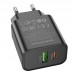Мережевий Зарядний Пристрій Borofone BA88A 1USB-C/1USB PD/QC 20W Мережевий Зарядний Пристрій Borofone BA88A 1USB-C/1USB PD/QC 20W