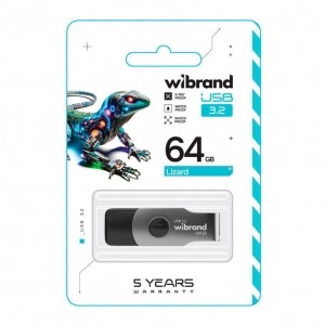 USB флеш-накопичувач 3.2 Wibrand 64gb Lizard Gen1