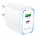 Мережевий Зарядний Пристрій Borofone BA89A 1USB-C/1USB PD/QC 30W