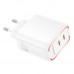 Мережевий Зарядний Пристрій Borofone BA90A 2USB-C PD/QC45W