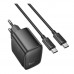 Мережевий Зарядний Пристрій Hoco CS61A 1USB/1USB-C PD/QC 30W+Type-C to Type-C