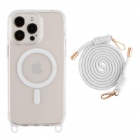 Чохол TPU+PC LanyardCase with MagSafe для iPhone 16 Pro Чохол TPU+PC LanyardCase with MagSafe для iPhone 16 Pro