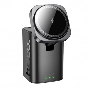 Бездротовий Зарядний Пристрій Hoco CQ20A EU 6-in-1 15W+1USB/2USB-C 65W Magnetic (iWatch)