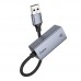 Перехідник Hoco UA37 USB to Ethernet adapter (1000 Mbps/1Gbit)
