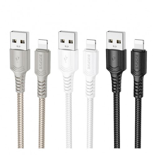 Кабель USB Borofone BX116 Lightning 2.4A