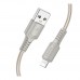 Кабель USB Borofone BX116 Lightning 2.4A
