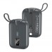 Універсальна Мобільна Батарея Power Bank XO PR260 Self-watch wireless charger, Type-C cable digital fast charger 20W, 10000 mAh