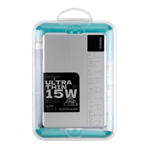 Універсальна Мобільна Батарея Power Bank Remax PD20W Digital display metal magnetic 15W 5000mAh MP-5