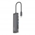 USB Hub LDNIO DS-56H Type-C To PD3.0*1(100W)+HDMI*1(4K@30hz)+USB2.0*1+SD+TF