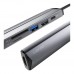 USB Hub LDNIO DS-56H Type-C To PD3.0*1(100W)+HDMI*1(4K@30hz)+USB2.0*1+SD+TF
