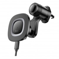 Автотримач Hoco HW30 4.5-7.0 inch Magnetic Ring Wireless 15W