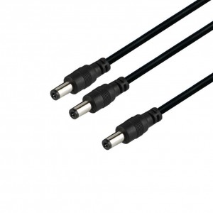 Кабель DC to 2DC 12v 5.5x2.1 mm 30cm Кабель DC to 2DC 12v 5.5x2.1 mm 30cm