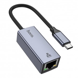 Перехідник Hoco UA37 Type-C to Ethernet adapter (1000 Mbps/1Gbit) Перехідник Hoco UA37 Type-C to Ethernet adapter (1000 Mbps/1Gbit)