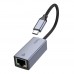 Перехідник Hoco UA37 Type-C to Ethernet adapter (1000 Mbps/1Gbit)