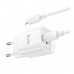Мережевий Зарядний Пристрій Hoco C147A 1USB-C/1USB PD/QC 20W+Type-C to Lightning