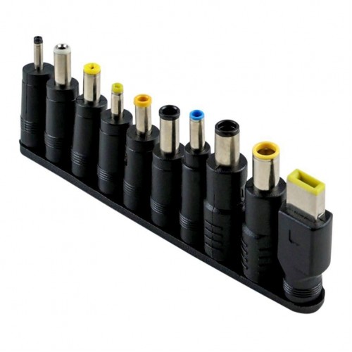 Кабель Type-C to DC PD65W 5.5х2.1 мм+10 Перехідників 1.8m