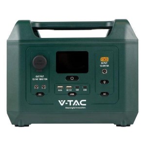 Зарядна Станція Power Station V-TAC VT-606N, 600W(1kW peak), 576Wh, QC 18W, PD 65W, DC, LiFePO4 Вітринний зразок Зарядна Станція Power Station V-TAC VT-606N, 600W(1kW peak), 576Wh, QC 18W, PD 65W, DC, LiFePO4 Вітринний зразок