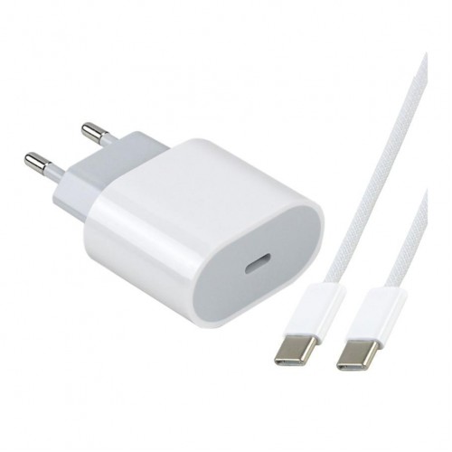 Сетевое Зарядное Устройство For IP PD35W 16 Pro Max+Type-C to Type-C 1:1