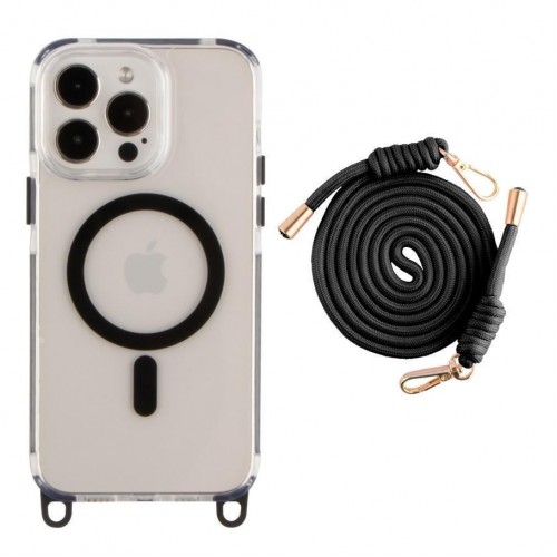 Чохол TPU+PC LanyardCase with MagSafe для iPhone 13 Pro М'ята упаковка