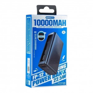 Універсальна Мобільна Батарея Power Bank Remax FP-12 22.5W Aluminum alloy fast charging 10000mAh Універсальна Мобільна Батарея Power Bank Remax FP-12 22.5W Aluminum alloy fast charging 10000mAh