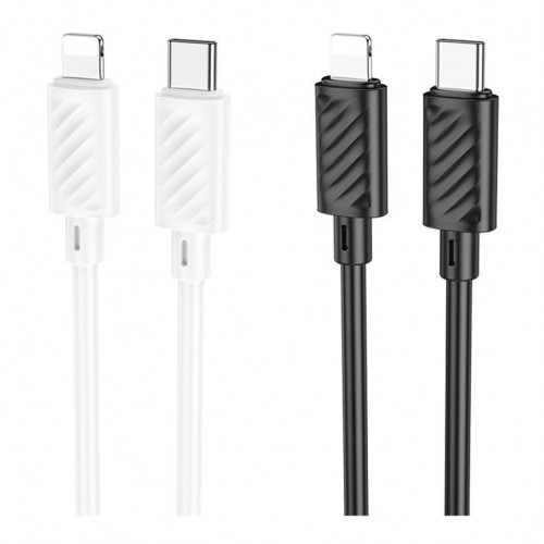 Кабель USB Hoco X88 Gratified PD27W Type-C to Lightning 2m