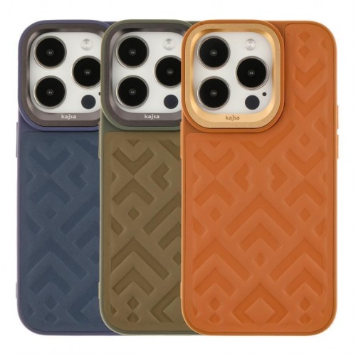 Чохол Kajsa Briquette Collection Rhombus для iPhone 14 Pro