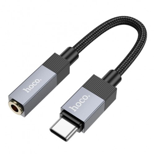 Кабель Aux Hoco UPA32C Type-C (Male) to Aux 3.5mm (Female) 15cm