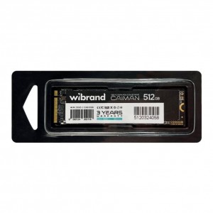 SSD M.2 Диск Wibrand Caiman 512GB NVMe 2280 PCIe 3.0 3D NAND
