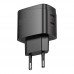 Мережевий Зарядний Пристрій Hoco CS62A 2USB-C PD/QC 45W GAN Мережевий Зарядний Пристрій Hoco CS62A 2USB-C PD/QC 45W GAN
