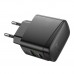 Мережевий Зарядний Пристрій Hoco CS61A 1USB/1USB-C PD/QC 30W GAN