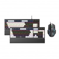 Клавіатура і Миша XO KB-06 mixed color luminous mechanical