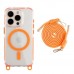Чохол TPU+PC LanyardCase with MagSafe для iPhone 15 Pro Max