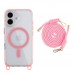 Чохол TPU+PC LanyardCase with MagSafe для iPhone 16